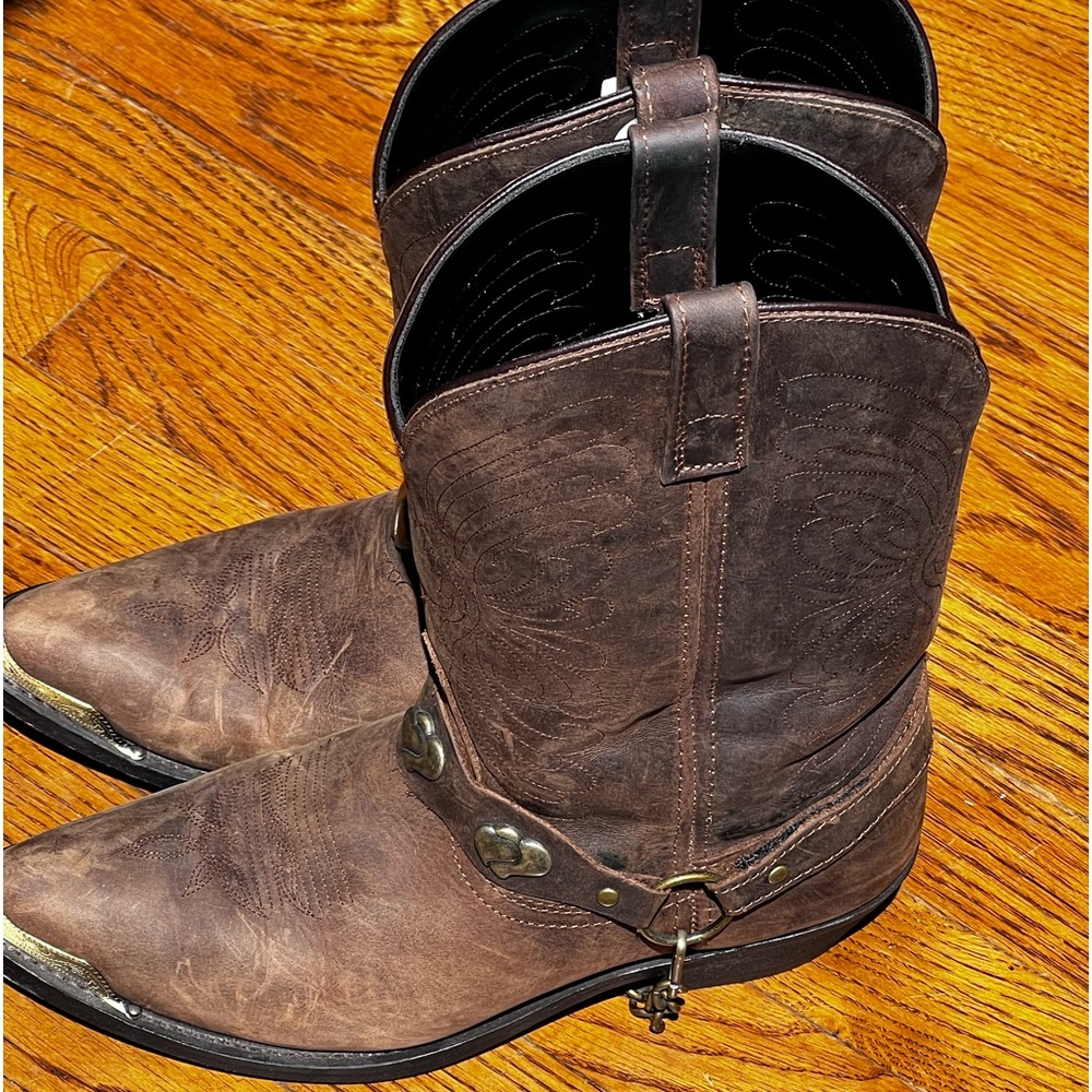 Masterson RB920 Women's Rugged Western Leather Cowboy Boots - Size 10M